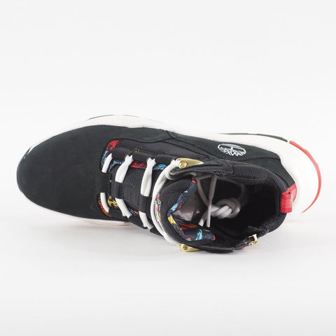 Womens Timberland Madbury A2PUW Black Nubuck Leather Zip Up Casual Sneaker Boots