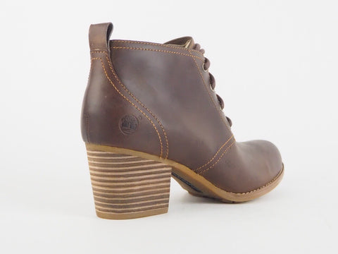 Womens Timberland Earthkeepers Birchmont Lace Chukka 8628R Leather Brown Boots