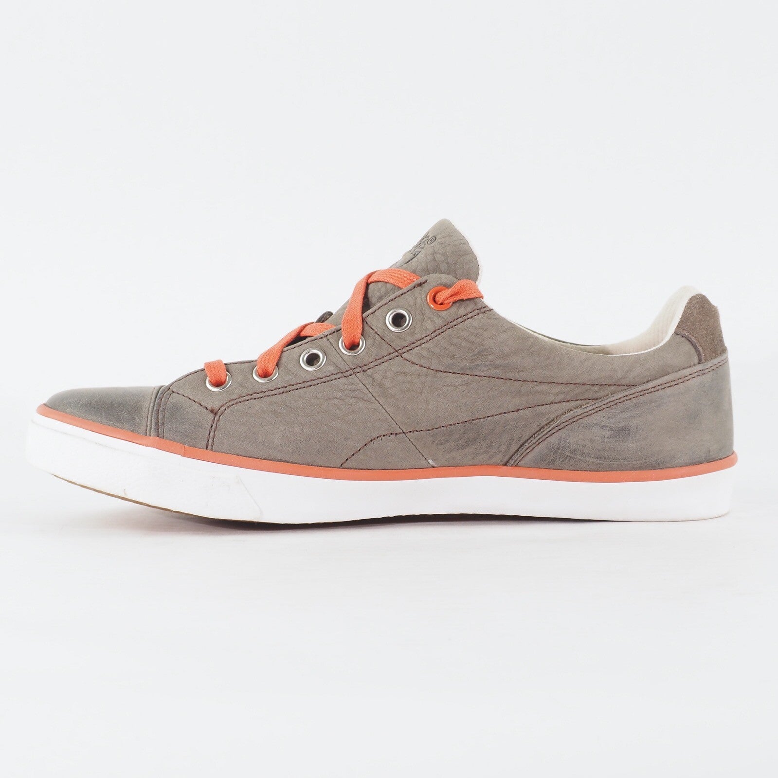 Mens Timberland EK Hookcamp 5301A Medium Grey Leather Lace Up Casual Shoes