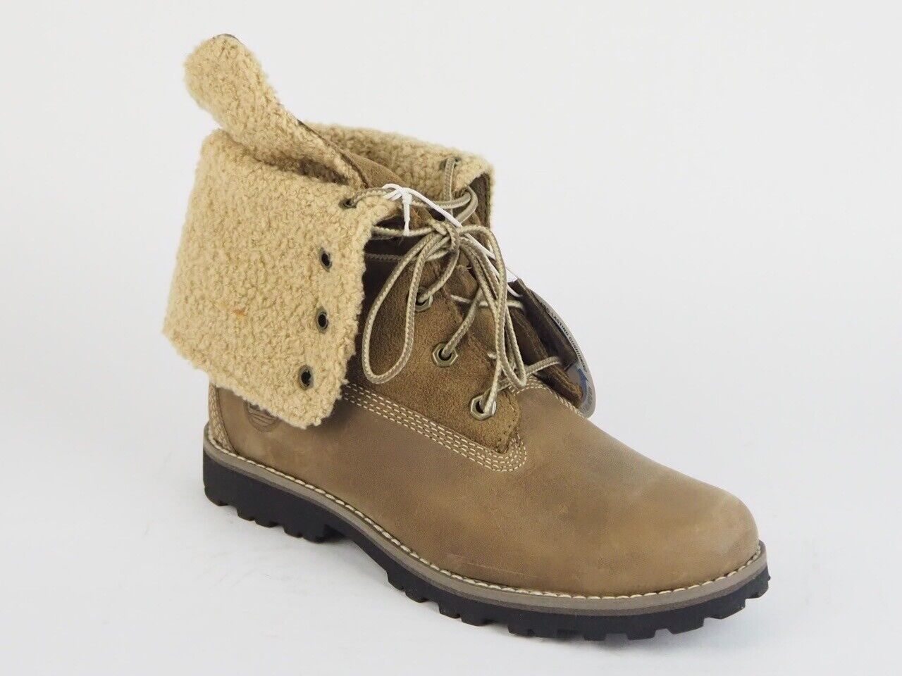Womens Timberland Authentics 6 Inch 18901 Brown Leather Lace Up Chukka Boots