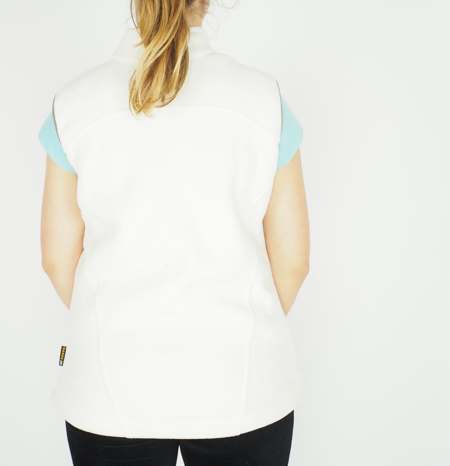 Womens Jack Wolfskin Winnipeg 1702911 White Sand Zip Up Fleece Bodywormer Vest