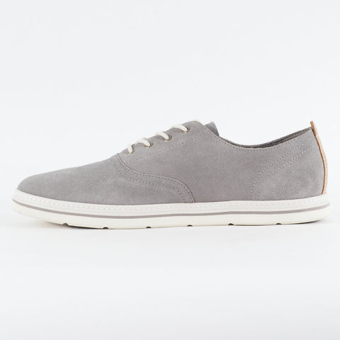 Mens Timberland Coles Point Plain A1HRW Grey Leather Laced Low Top Casual Shoes