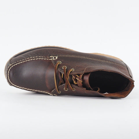 Mens Timberland Ellisville Chukka 6120R Dark Brown Leather Lace Up Casual Shoes