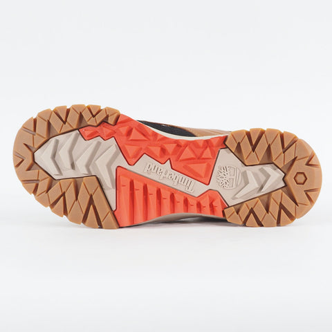 Mens Timberland Boulder Trail Chukka A41AT Black Suede Wheat Leather Lace Boots