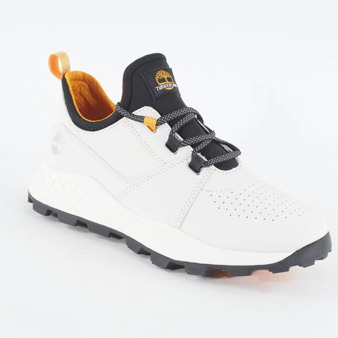 Mens Timberland Brooklyn Oxford A2HRV Bright White Nubuck Lace Up Walking Shoes