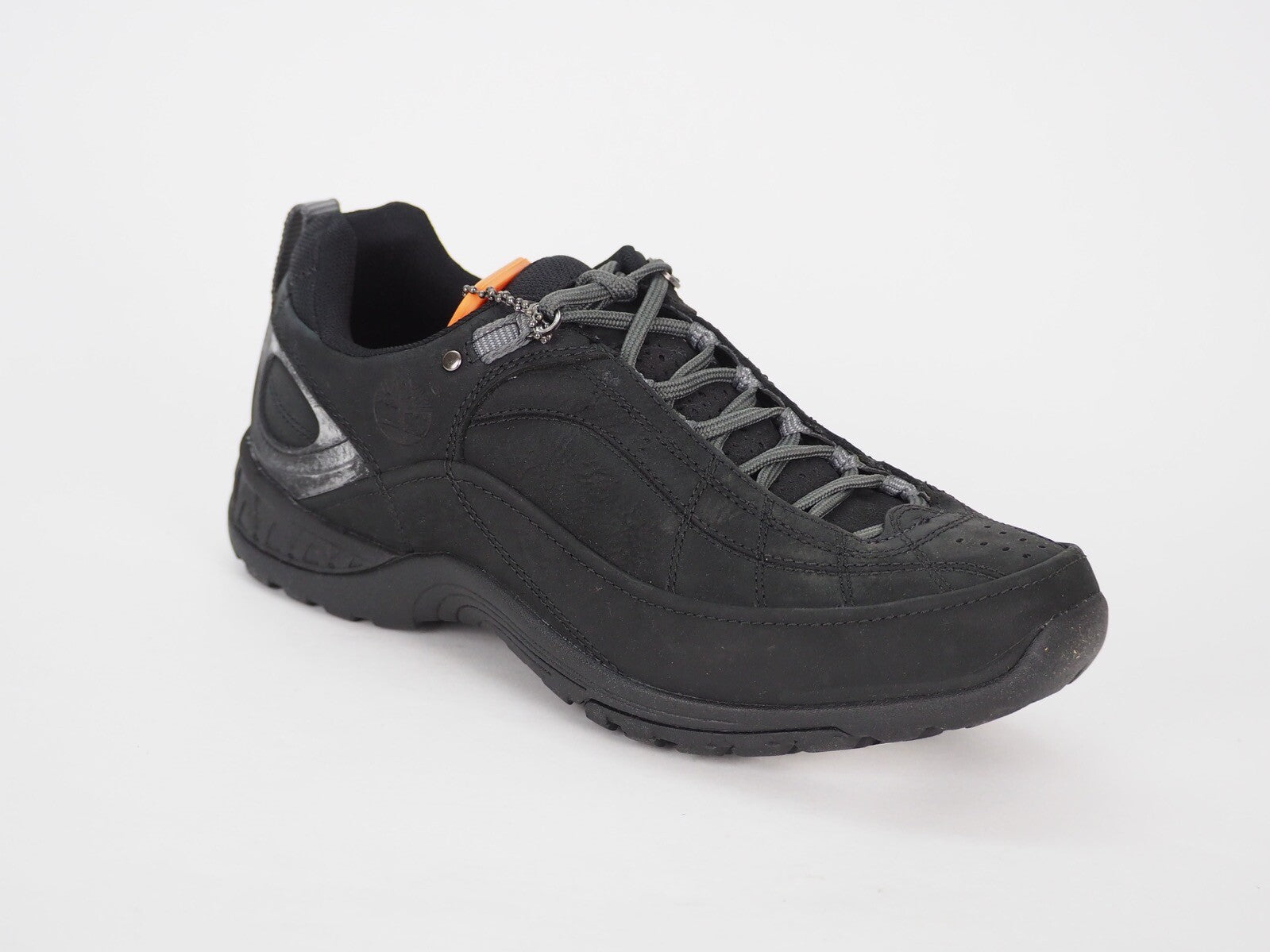 Mens Timberland Front Country 64540 Black Leather Lace Up Hiking Walking Shoes