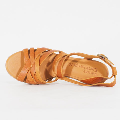 Womens Timberland Earthkeepers Heels 27689W Tan Leather Casual Walking Shoes