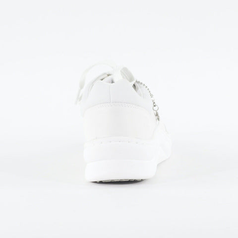 Womens Timberland Ruby Ann A2124 White Leather Lace Up Casual Sneakers