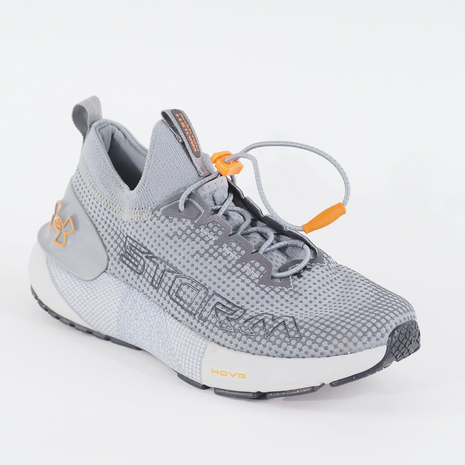 Juniors Under Armour Hover Phantom 3 Grey Running Lace Walking Sports Trainers