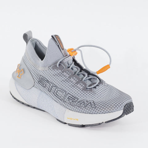 Juniors Under Armour Hover Phantom 3 Grey Running Lace Walking Sports Trainers