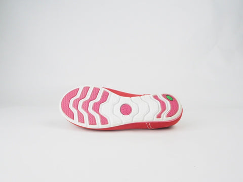 Womens Timberland Ek Belle Island 8952 RM Red Leather Loafet Slips On Shoes