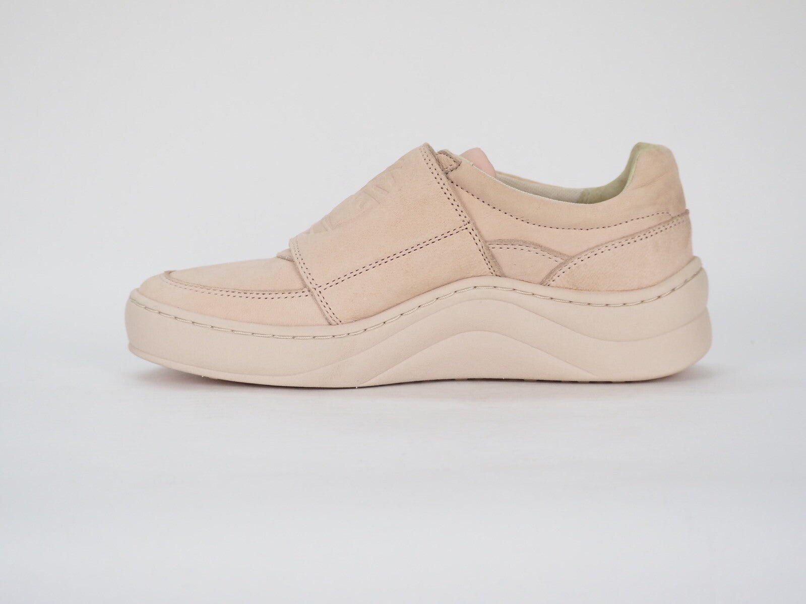 Womens Timberland Ruby Ann A22WN Light Pink Leather Casual Slip On Trainers UK 5