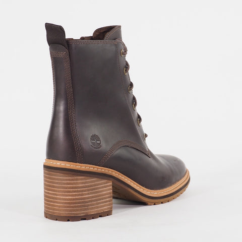 Womens Timberland Sienna High A24TW Brown Leather Lace Waterproof Walking Boots