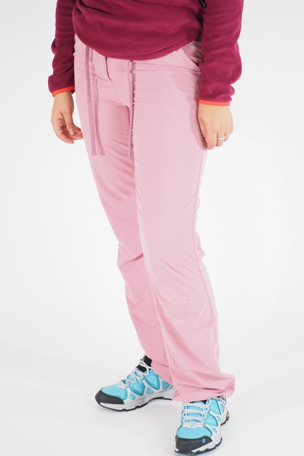 Womens Jack Wolfskin Pomana 1502861 Rosedust Warm Windproof Hiking Trousers