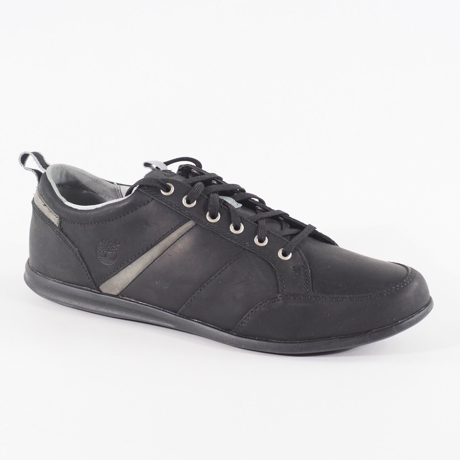 Mens Timberland Burnettsville Oxford Black Leather A12H2 Casual Walking Shoes
