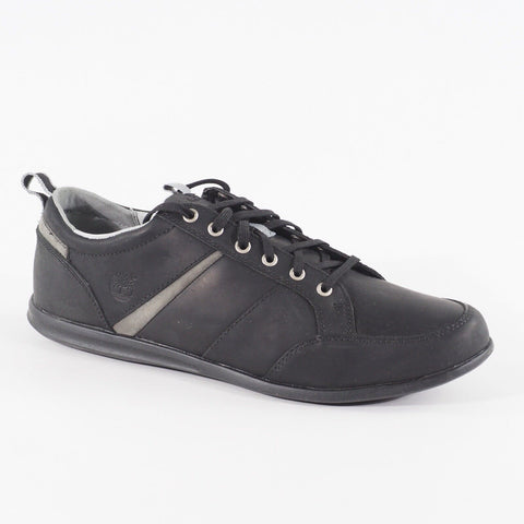 Mens Timberland Burnettsville Oxford Black Leather A12H2 Casual Walking Shoes