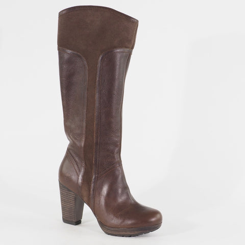 Womens Timberland EK Exeter 8419A Brown Leather Side Zip Casual Walking Boots