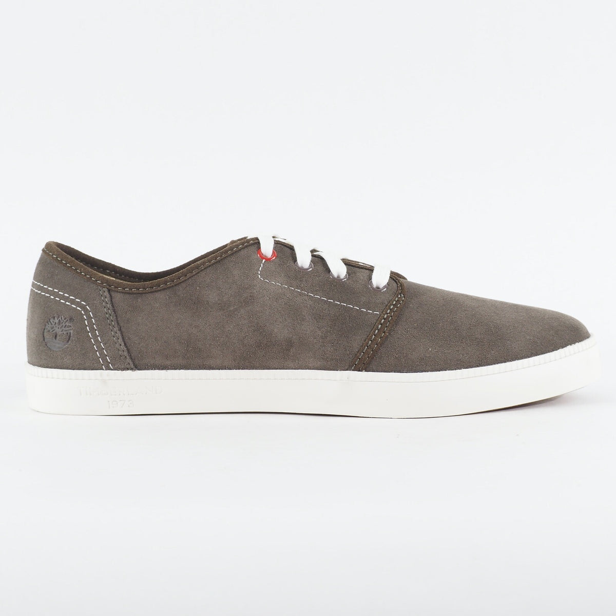 Mens Timberland Newport Bay A154X Dark Brown Suede Lace Up Casual Trainers