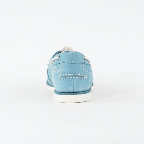 Womens Timberland Classic 3936R Dark Teal Leather Lace Up Casual Boat Shoes