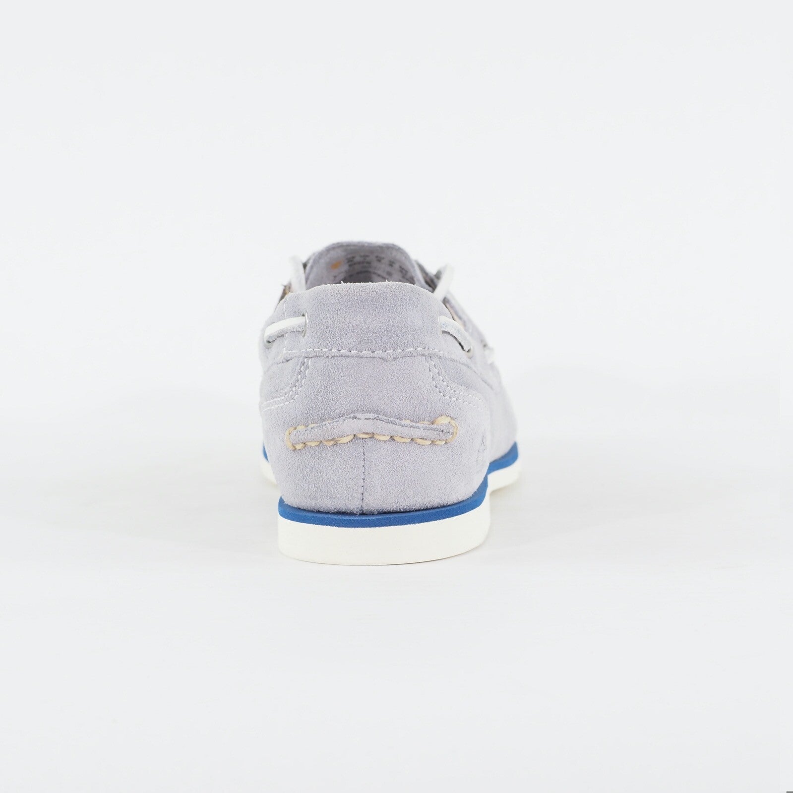 Womens Timberland EK Classic 8437B Medium Grey Leather Lace Up Casual Boat Shoes