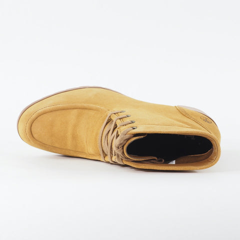 Womens Timberland Allington Chukka A1KBJ Wheat Leather Lace Up Heeled Boots 