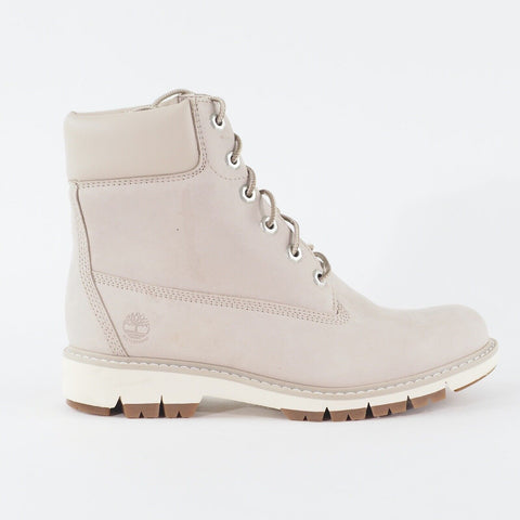 Womens Timberland Lucia Way 6inch A22QD LightGrey Leather Waterproof Ankle Boots