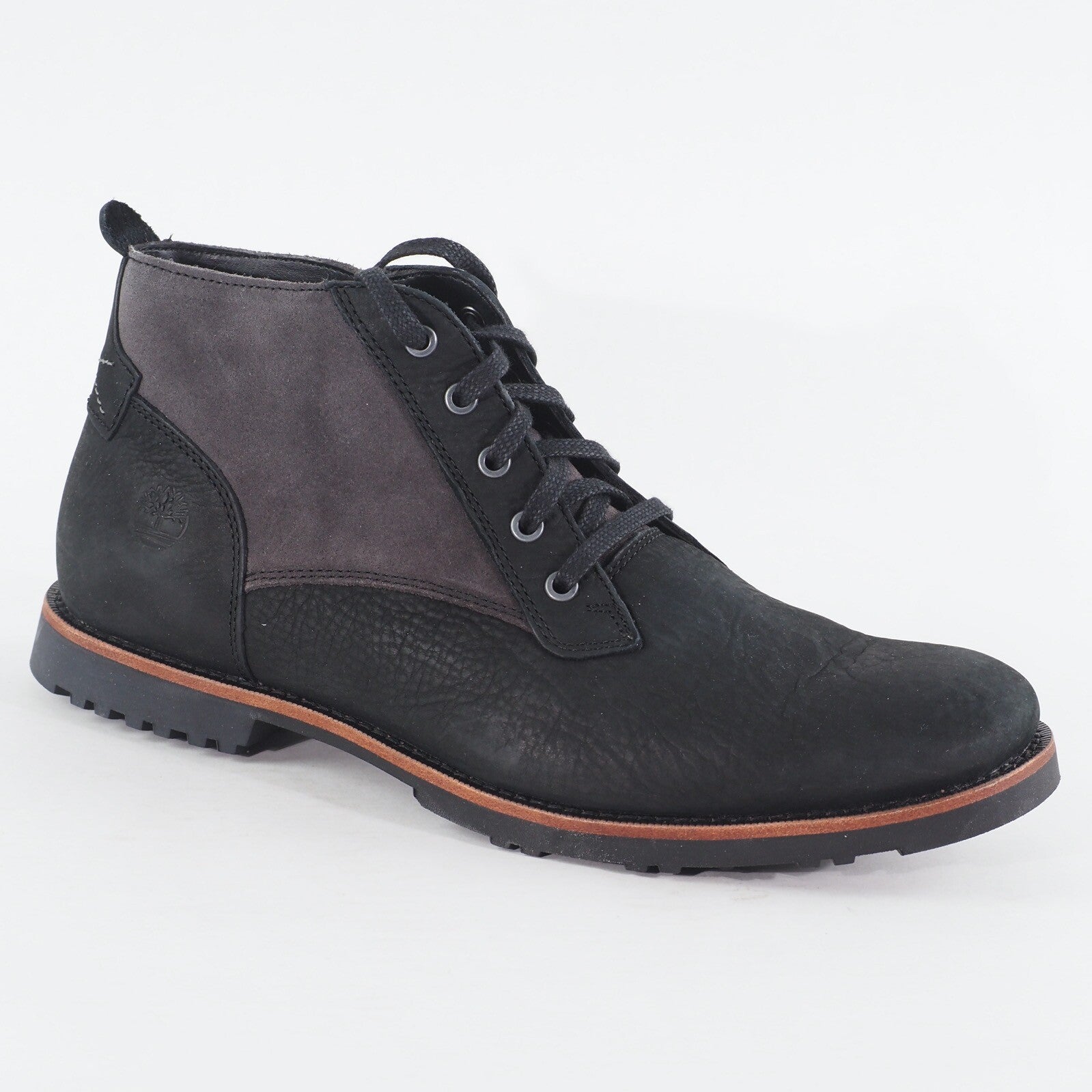 Mens Timberland Kendrick A1N21 Black Leather Casual Walking Cukka Lace Up Boots