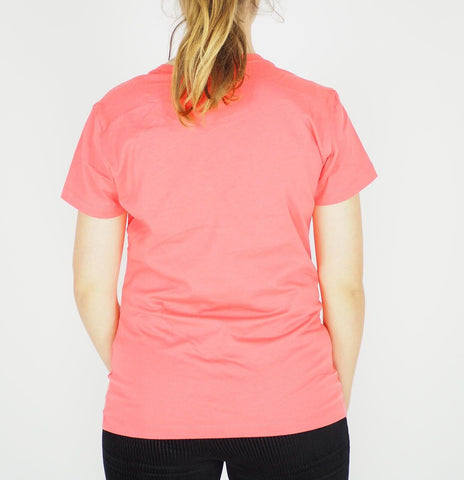 Womens Jack Wolfskin 5006381 Grapefruit Regular Fit Shortsleeve Casual T Shirt