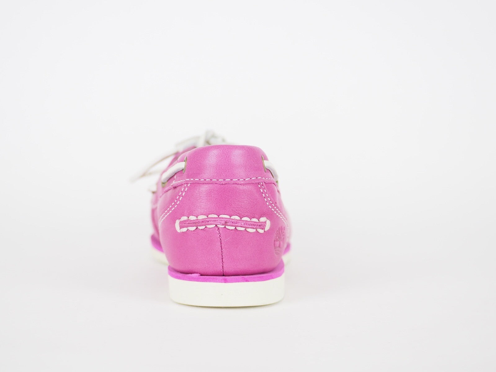 Womens Timberland Amherst 8336B Magenta Leather Boat Shoes Casual Moccasins