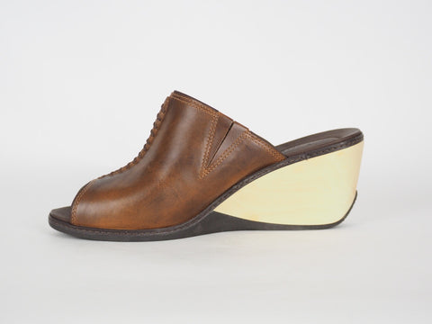 Womens Timberland Lascaux Slider 15687 Dark Brown Casual Summer Platform Shoes