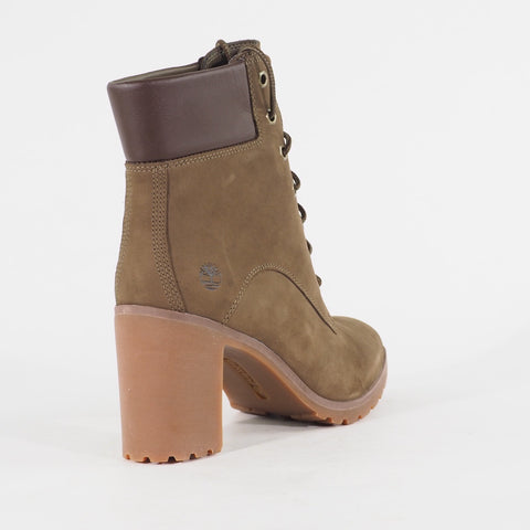 Womens Timberland 6 Inch Premium A1TMV Brown Leather Lace Casual Walking Boots