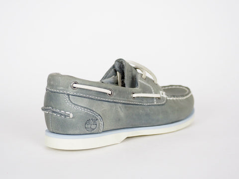 Womens Timberland EK Classic 2 Eye 3944R Blue Leather Boat Shoes UK 4