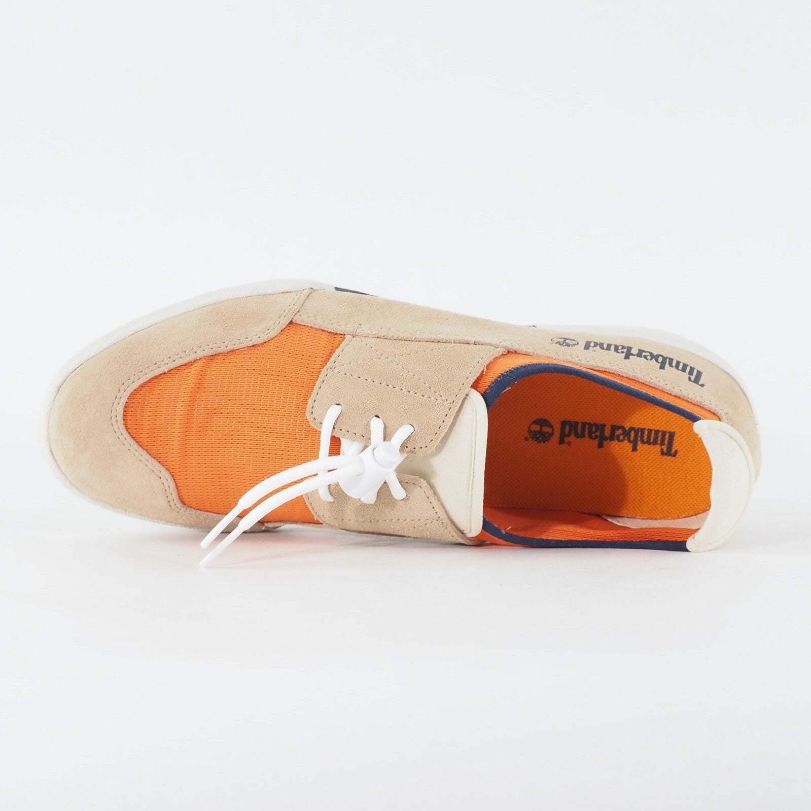 Mens Timberland TBL 30 67563 Tan Orange Leather Mesh Lace Up Casual Shoes 