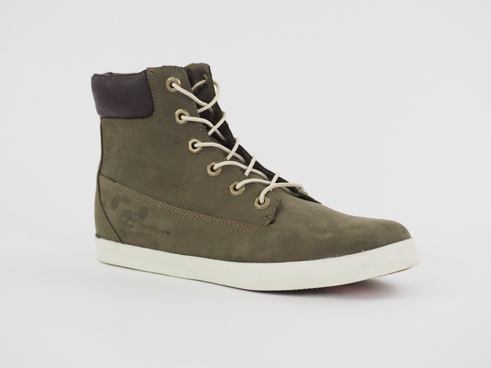 Womens Timberland EK 6 Inch Glastenbury 8057B Dark Olive Leather Chukka Boots