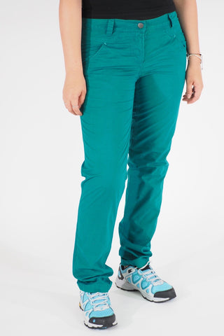 Womens Jack Wolfskin Victoria 1502951 Green Lake Warm Windproof Hiking Trousers