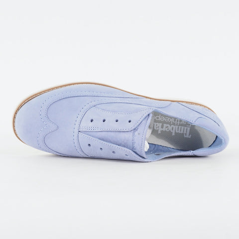 Womens Timberland EK Milway 8819A Periwinkle Leather Laceless Low Casual Shoes