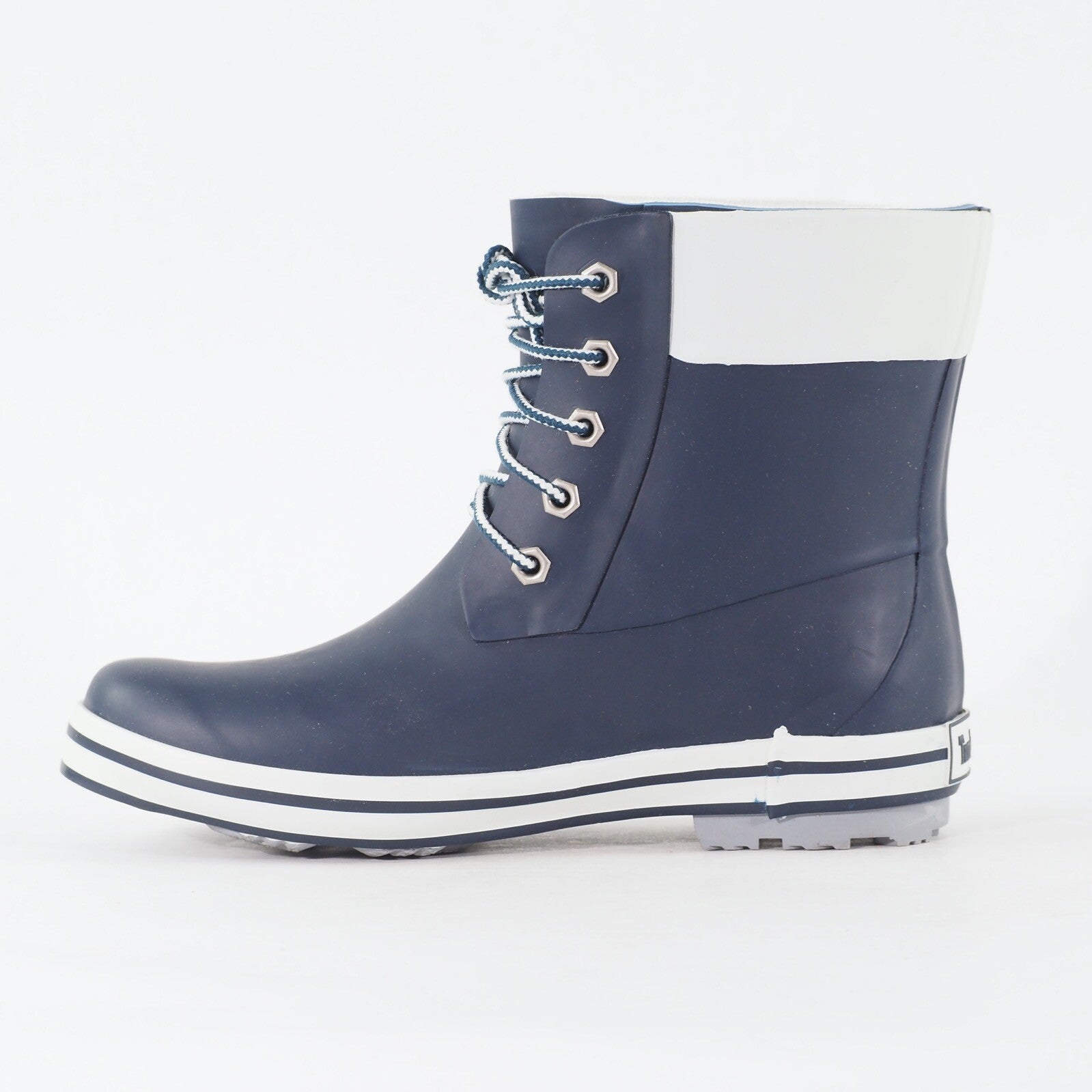 Junior Timberland 6 Inch Rainboot 81723 Navy Rubber Slip On Wellington Boots