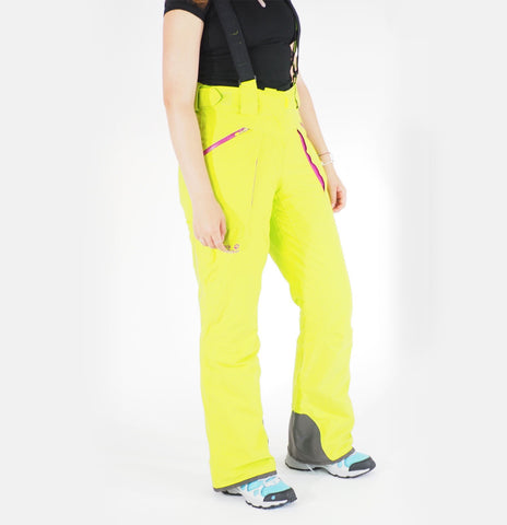 Womens Jack Wolfskin Revelstok 1106581 Lime Green Warm Windproof Hiking Trousers