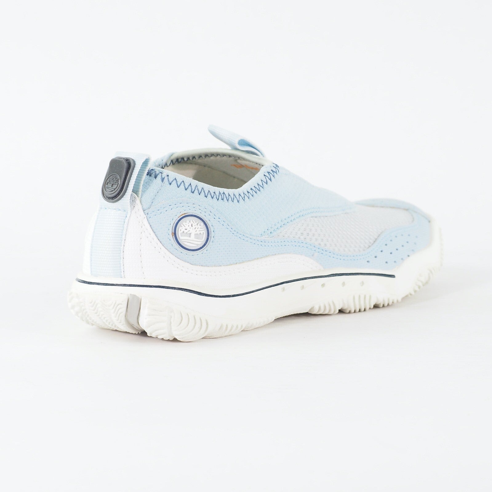 Womens Timberland Tide Line 23650 Light Blue Fabric Slip On Casual Trainer Shoes