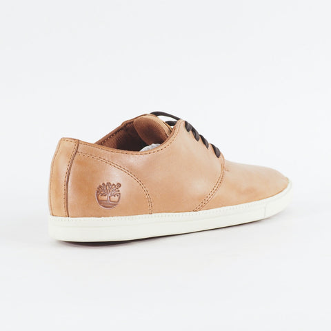 Mens Timberland Fulk LP A17S1 Copper Leather Lace Up Low Top Casual Shoes