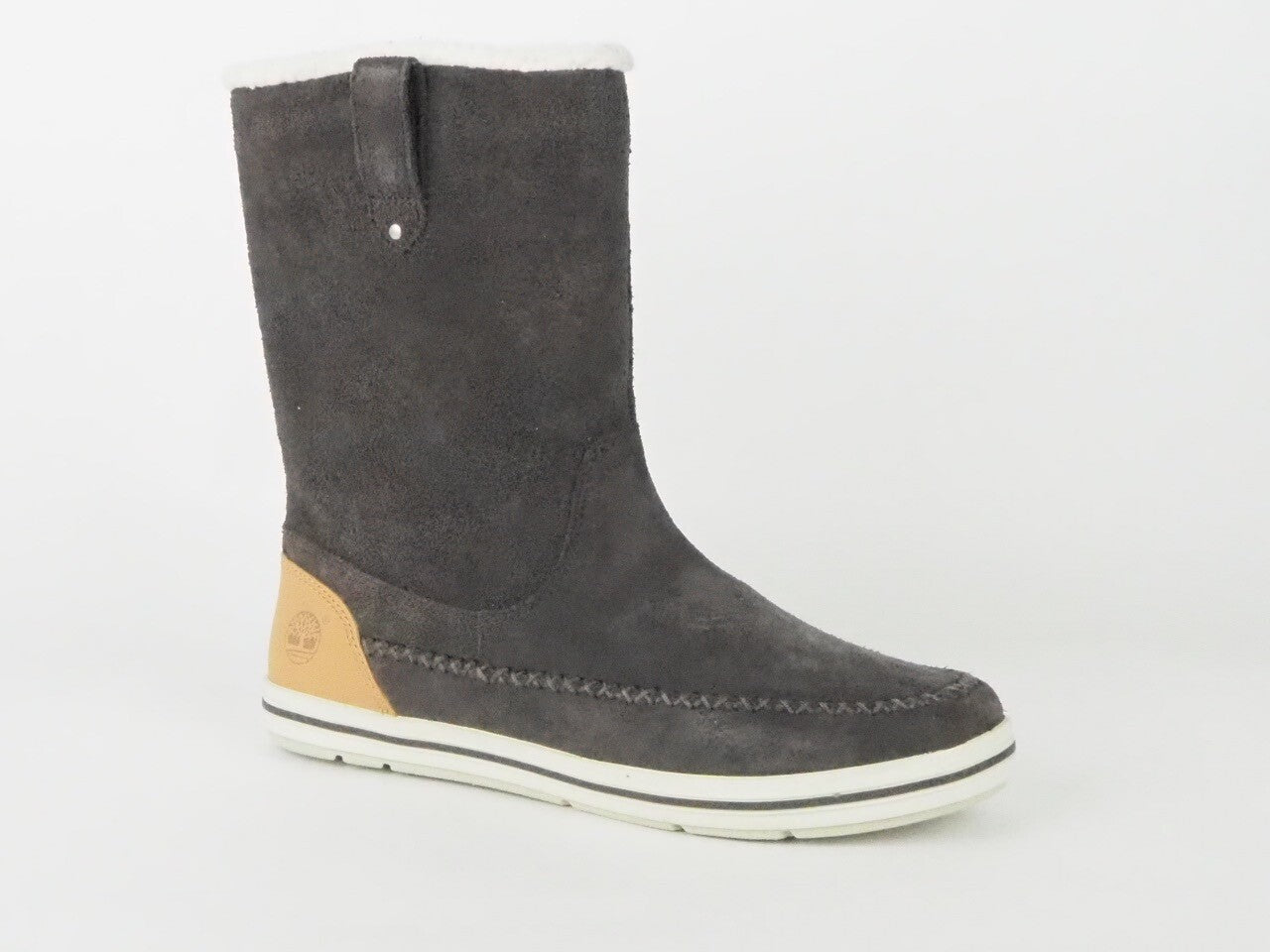 Womens Timberland Earthkeepers Casc Bay 8410R Brown Leather Pull On Boots