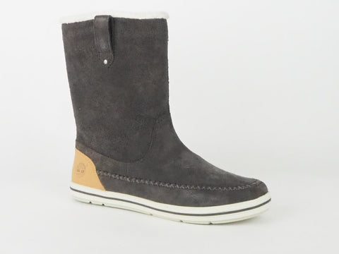 Womens Timberland Earthkeepers Casc Bay 8410R Brown Leather Pull On Boots