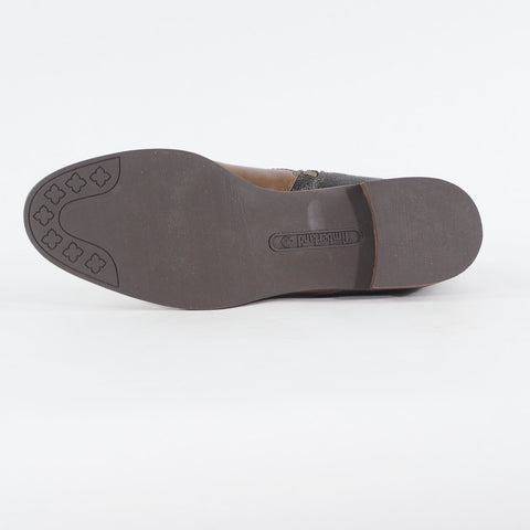 Womens Timberland Canteen Ankle A1KM7 Brown Leather Zip Up Casual Chelsea Boots