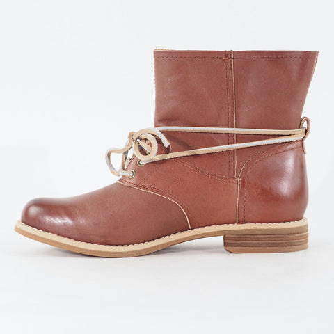 Womens Timberland Savnhil Ankle 8410B Medium Brown Leather Lace Up Casual Boots