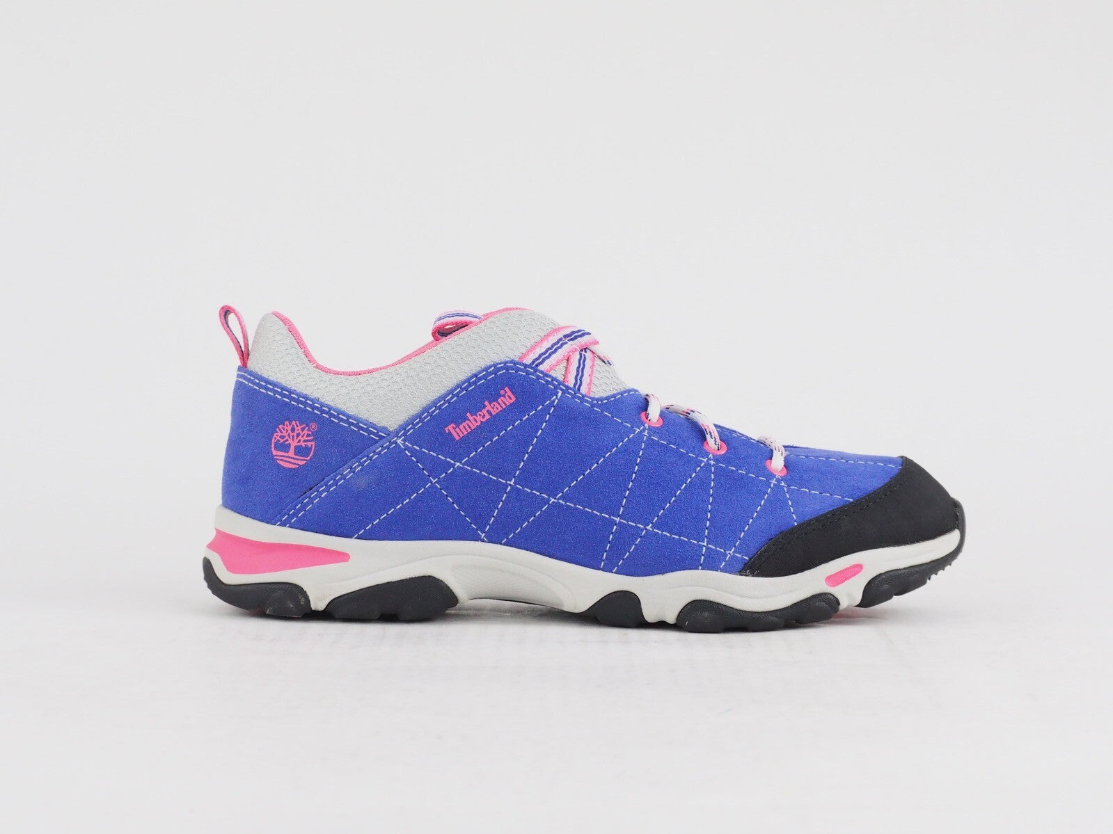 Womens Timberland Eartkeepers 8099R Purple Leather Lace Up Hikers Walking Shoes