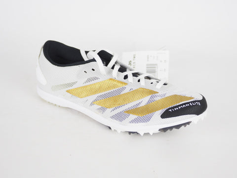 Unisex Adidas Adizero XCS TME GY4930 White Textile Track Shoes