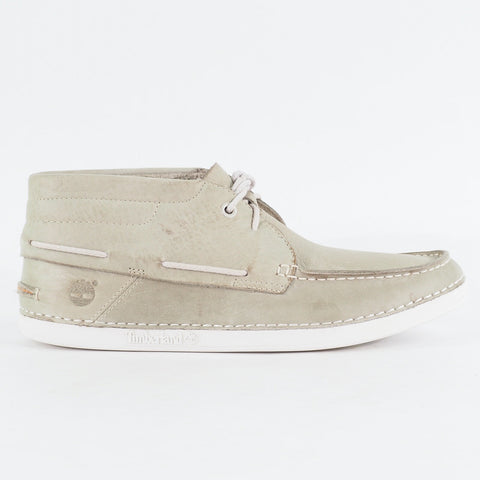 Mens Timberland EK Boat Chukka 47526 Green Tea Leather Lace Up Casual Shoes