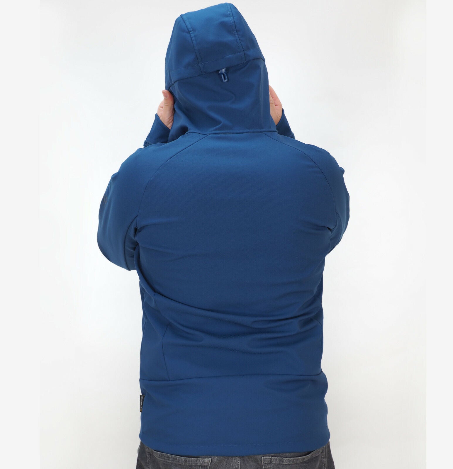 Mens Jack Wolfskin Sportiv Softshell 1306281 Dark Indigo Zip Up Windproof Jacket