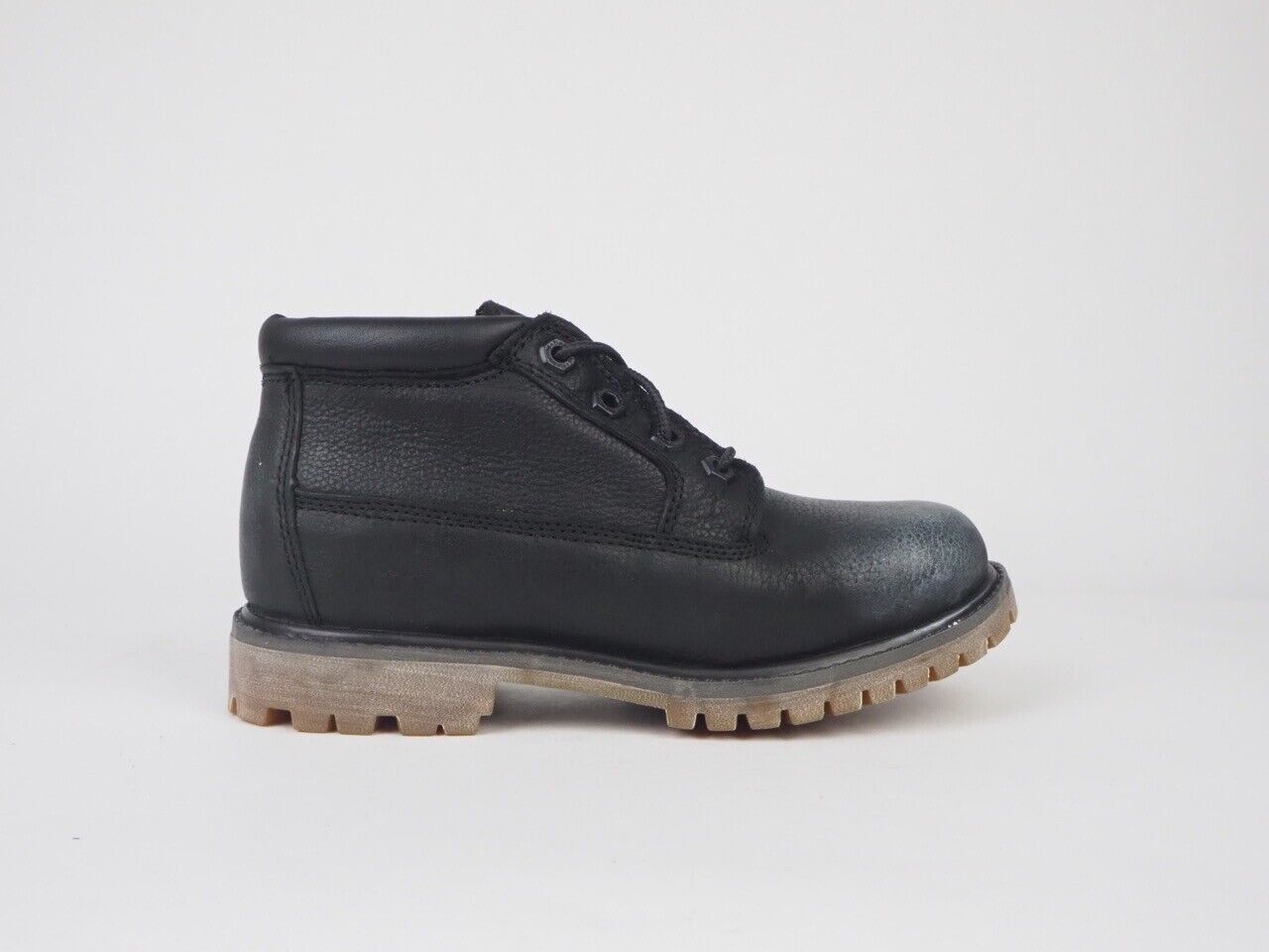Womens Timberland Nellie Chukka Double Black A12PK Leather Waterproof Boots 