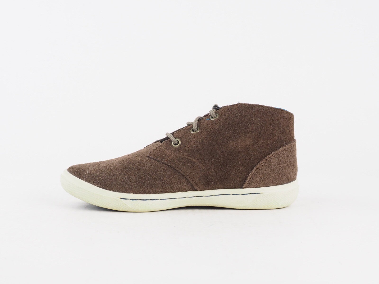 Boys Timberland A121C Dark Brown Leather Casual Shoes Lace Up Chukka Boots